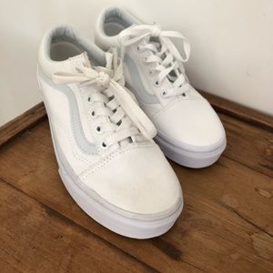 Vans white size 6.5